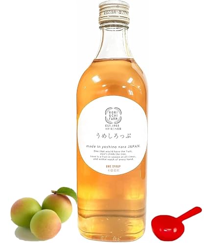 Amazon.co.jp: 梅シロップ 無添加 500ml ノンアルコール 【原料は梅と
