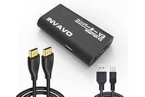 INVAVO製 【重要な改良】V3 PS2専用HDMI接続コネクター PS2 toHDMI 変換アダプターHDMI出力 携帯便利 CONNECTOR PS2復活COVERTER (ハイスピードUSBケーブル＋HDMIケーブル) (PS2 V3)