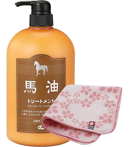 旅美人 国産馬油シャンプー1000ml しっとり効果