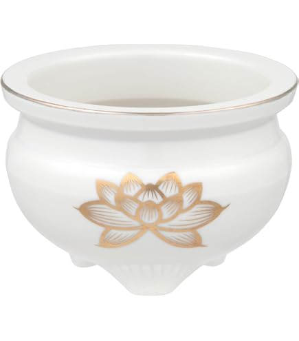 Amazon｜象牙果メッキ九尾狐香炉置物家居禅意香道平安車載工芸品｜仏壇