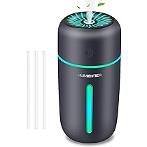 ‪☆ 車 加湿器 アロマ対応 超音波式 デスクトップ加湿器 380ml ☆ 車 加湿器 アロマ対応 超音波式 デスクトップ加湿器 380ml