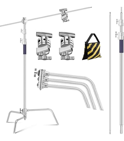 Amazon | SOONPHO センチュリースタンド 2M Cスタンド 写真ライト