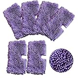 Anboo 6pcs Purple Microfiber Cleaning Pads for Shark Floor Steamer S3550 S3501 S3601 S3901GBP NOT th