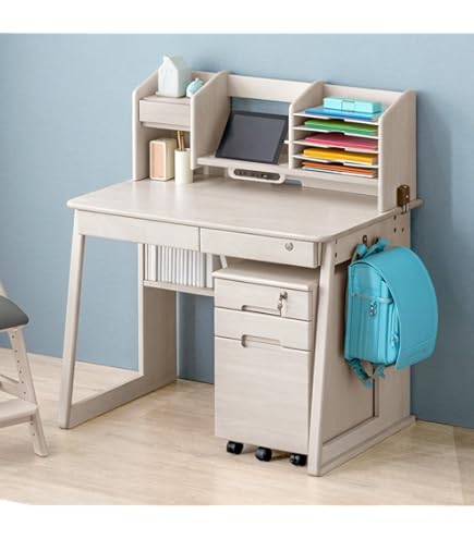 Amazon.co.jp: 杉工場 学習机・デスク レグシー 3点セット （デスク90+