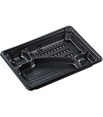 Amazon.co.jp: CTガチ弁L IK24-20C2 BK ブラック 身・蓋セット 800入