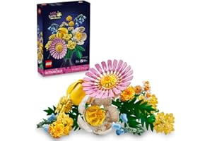 LEGO Botanical Mini Flower Bouquet Toy, Building Blocks, Present, Birthday Gift, For Girls, Boys, Children, Ages 9 to 11, Elementary School Students, 10347