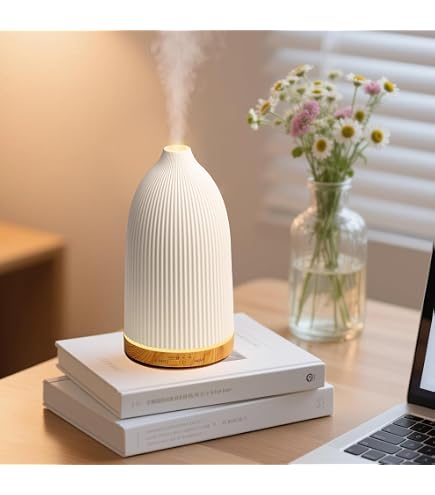 LEDクリスタルライト加湿器 Amazon.co.jp: CAWKAY 加湿器 クリスタル 7色ライト USB給電式 卓上