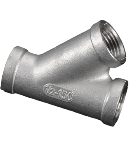 Amazon.co.jp: 1個 304 ステンレススチール Y字型ティー 1/4 