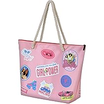 Barbie Make-up Tas voor Vrouwen Tieners Meisjes Zwart/Roze Toilettas