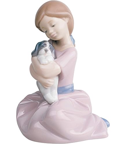 Amazon.co.jp: ナオ Nao リヤドロ 人形 仔犬の誕生日 02001045
