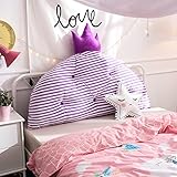 Reading枕Crown Large Backクッション子の枕ベッドヘッドリムーバブルWash / 100 %コットン 180 * 80cm 24969