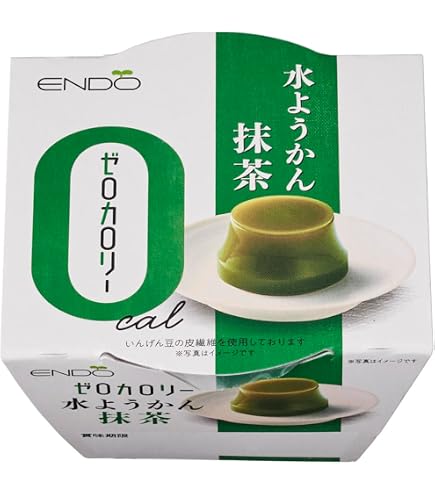 Amazon.co.jp: 遠藤製餡 ゼロカロリー スイーツ 水ようかんこし 90g×6