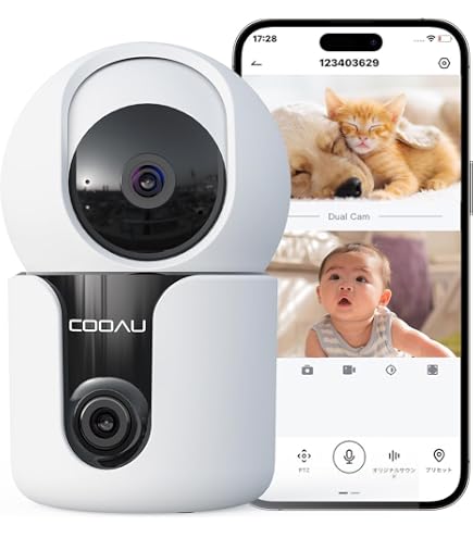 Amazon.co.jp: SpotCam Pano 3 （1080P）＆180度パノラマ表示 デュアル