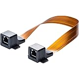 サンワダイレクト フラットLANケーブル 隙間ケーブル 29cm CAT5 両面テープ/木ネジ 取付 窓 ドア 500-LAN-FLFF