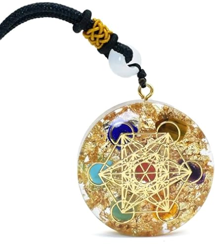 Amazon.co.jp: オルゴン メタトロン キューブ マカバ ペンダント