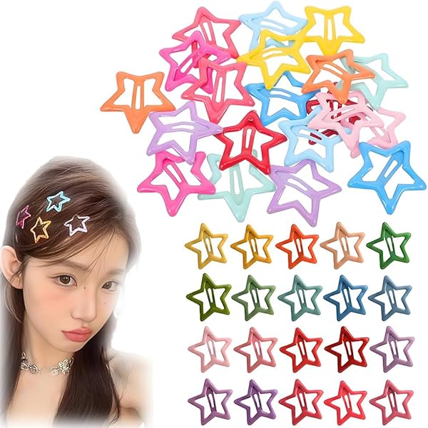 星＊様ご確認用☆ベビーヘアクリップ Amazon.co.jp: 星モチーフヘアクリップ・星・スター 赤ちゃん