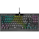 CORSAIR K70 RGB TKL –Champion Series Tenkeyless Mechanical Gaming Keyboard -Cherry MX Speed Keyswitches, Black (CH-9119014-NA