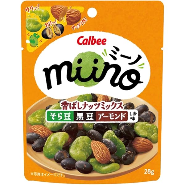 Amazon.co.jp: Calbee Miino Broad Bean Shio Flavor, 1.0 oz
