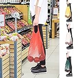 人気買い物バックカゴバック 通気性収納バッグ　ネットバッグ　トートバッグ　軽量ショッピングバッグおもちゃ入れバッグ　お買い物バッグ　メッシュバッグ　ショルダーバッグ　砂浜　ジム　温泉　メッシュ　コンパ