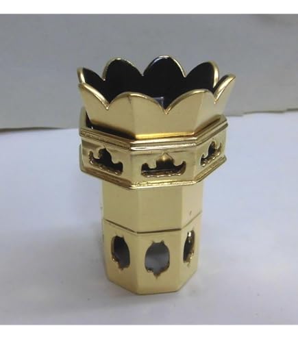 Amazon｜京仏壇はやし 仏具 供花 (くげ) 八角木製 蓮水彩色入り 2.5寸
