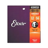 エリクサー ELIXIR 16077 PHOSPHOR BRONZE NANOWEB Light-Medium 12-56×3SET アコースティックギター弦