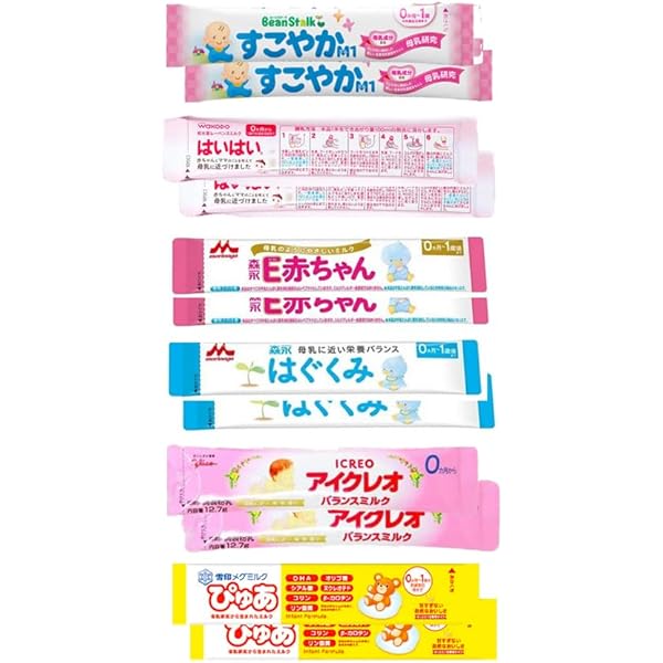 ほほえみ 800✖︎6、キューブ、はぐくみ、すこやか、E赤ちゃん、アイクレオぴゅあ 楽天市場】タイプB 【メール便送料無料】赤ちゃん用 粉ミルク 6