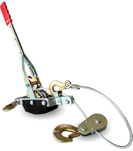 Amazon.co.jp: WARN 106170 M8274 Winch with Steel Cable Rope: 3/8