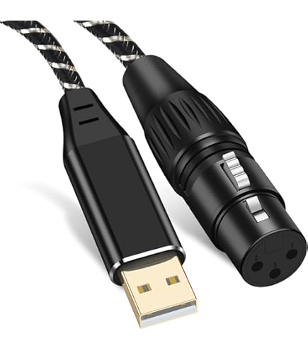 Amazon.co.jp: USBマイクケーブル、USBからXLRへUSB2.0オーディオ