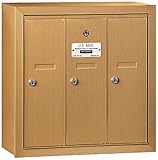 Salsbury Industries 3503BSP Surface Mounted Vertical Mailbox with Master Commercial Lock, Private Ac