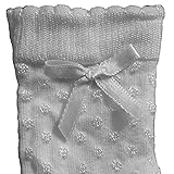 Pex Confetti Bow & Heart Socks (Newborn (0-3 mths), White) by PEX