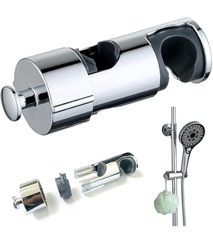 汎用 スライド シャワー フック シャワーホルダー 可変式 修理や交換時に Amazon.co.jp: 汎用 スライド シャワー フック シャワーホルダー 可変