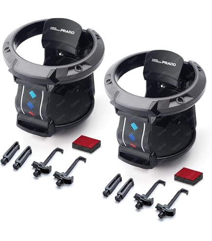 Amazon | LANDLIC(ランドリック)150プラド ビレットドリンクホルダー
