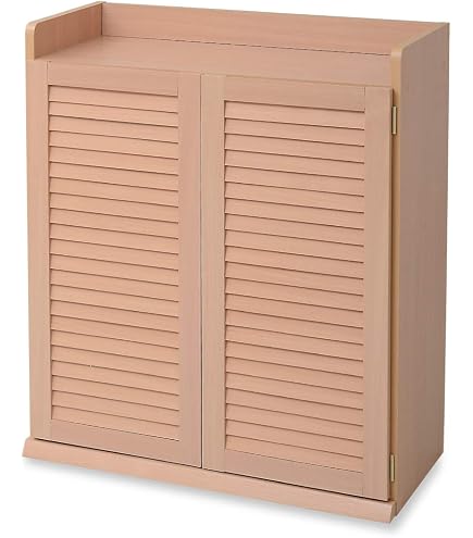 Amazon｜シューズボックス 玄関収納 ルーバー式 幅 90cm 通気性