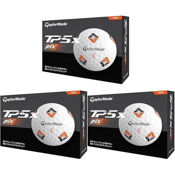 Amazon.co.jp: テーラーメイド TP5 ボール TP5x pix ボール 3