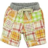 OFFICIAL TEAM(オフィシャル チーム) 40/10ミニ裏毛パッチワークPt5分丈パンツ 80cm /PINK NO.OT-15SS-505