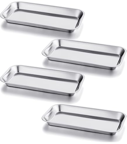 Amazon.co.jp: HOZEON 10個パック サージカルトレイ ステンレス