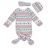 oenbopo ベビー用寝袋　100％コットン　クリスマス用 赤ちゃん用おくるみ 肌触りいい 出産祝い 記念撮影 ギフトにも大人気　 (03)