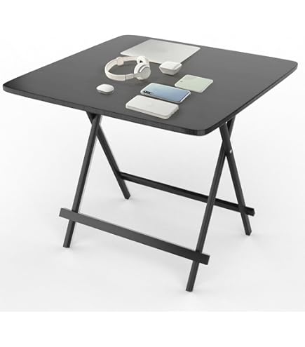 Amazon｜Bidesen ダイニングテーブル 折り畳み 幅60cmx奥行60cmx高さ