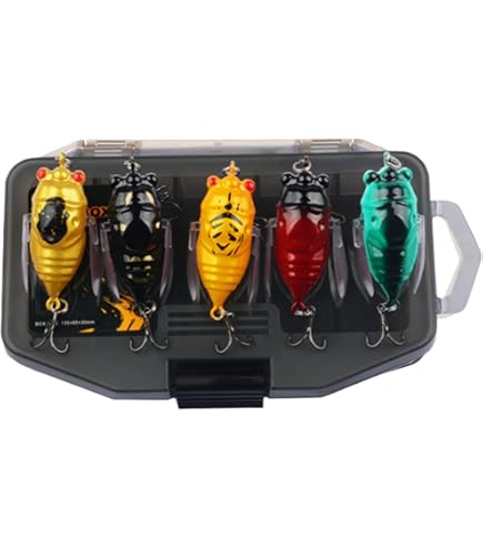 Amazon.co.jp: トップウォーター ルアー バス釣り 4 セット- 5cm 6.2g