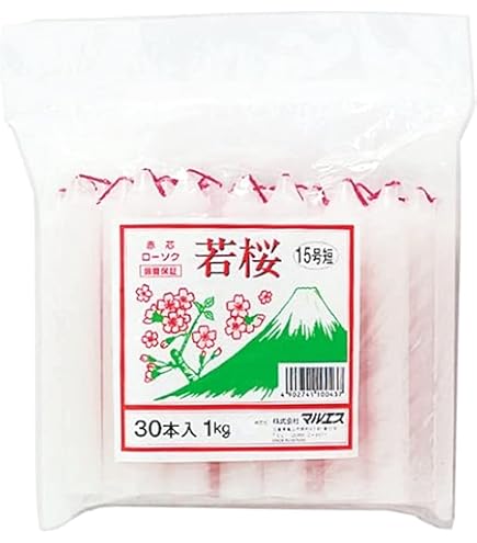 Amazon.co.jp: 【まとめ買い】カメヤマ 聖火印 15号 角袋(S) 18本入×8