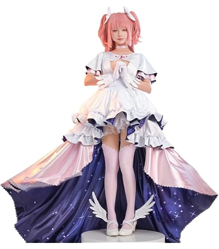 Amazon.co.jp: 七色格调魔法少女まどか マギカ 鹿目まどか コスプレ