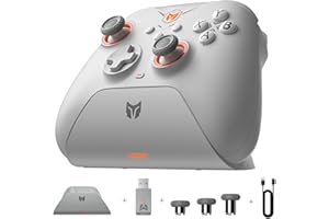 コントローラー、BIGBIG WON Gale Hall PCコントローラー、モーションコントロール、ホールジョイスティック&トリガー、3ペアのサムスティック、PCアプリゲームパッド、Switch/PC/iOS/Androidワイヤレスコントローラー