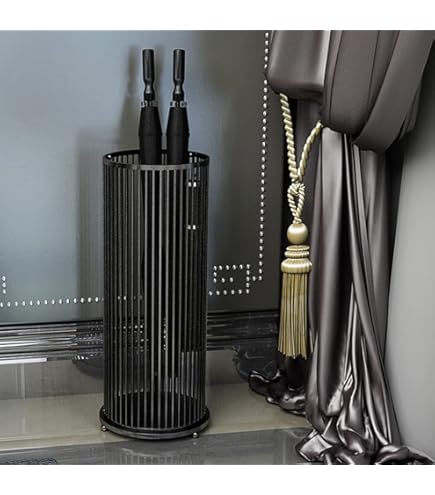 信楽焼スリム傘立て スパイラル 高さ57cm 信楽焼スリム傘立て