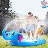 噴水マット 噴水プール ビーチマット ビニールプール PVCプレイマット 夏の日 親子遊び 噴水 おもちゃ アウトドア 大型 家庭用 安全無毒 耐摩擦 夏対応 アウトドア 室内 ビーチ 芝生 庭 滑ること防止 耐高温