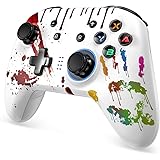 Switch ワイヤレスコントローラー 無線 PCゲームパッド 有線 連射 振動機能 スイッチ/Windowsに対応(ハロウィン)