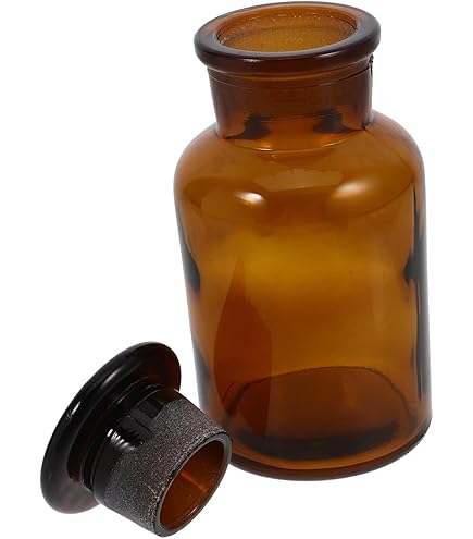 Amazon.co.jp: OATIPHO ガラス化学試 蓋付き広口ボトル 漏れ防止液体