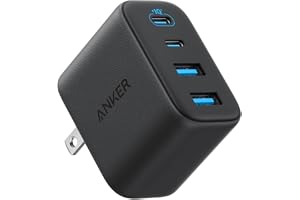 Anker Zolo Charger (50W, 4 Ports) ブラック | 最大70Wの高出力と4ポートをコンパクトな1台に。スマホからノートPCまでまとめて充電。USB-C 充電器 急速充電器 70W PD 充電器 iPhone MacBoo