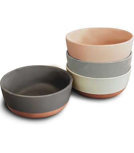 Gencywe Morandi Speckled Ceramic Bowls Set Of 4 – 30oz Large Hand-Built Bowls For Cereal, Soup, Pasta, Snacks & More - View #12