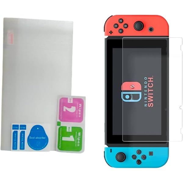 Nintendo Switch 本体 (画面保護フィルム付) Amazon.co.jp: ニンテンドースイッチ用液晶画面保護シート『空気入らな