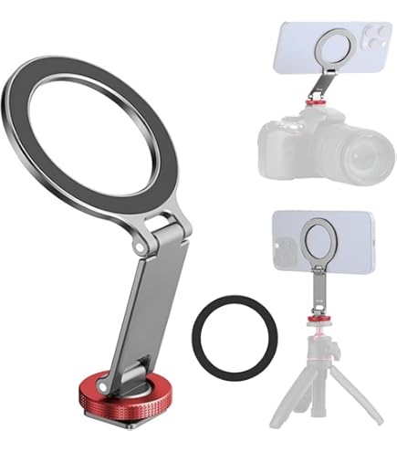 バイク用スマホホルダー マグネット式 ワンタッチ スリム クランプ カメラ三脚 Amazon.co.jp: Medikichi バイク用スマホホルダー マグネット式